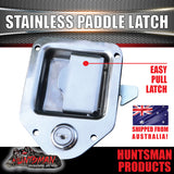 x10 Mini Stainless Steel Paddle Toolbox Lock Latch.