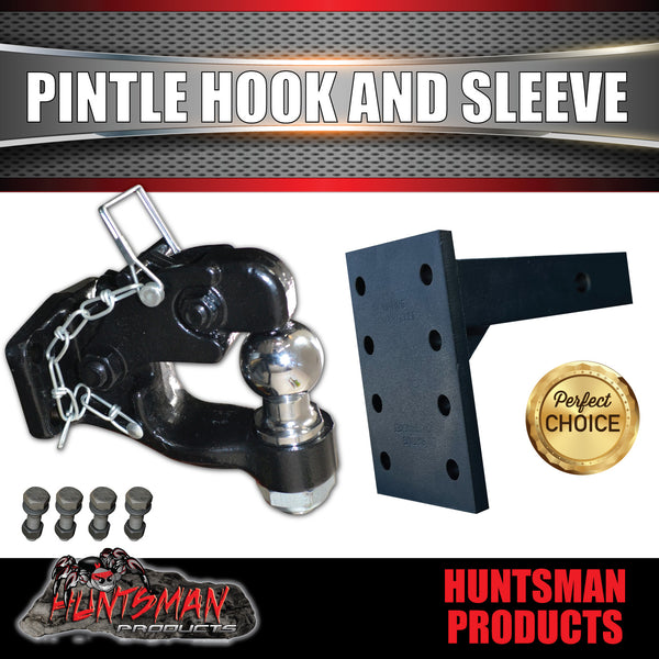 Pintle hook with combination 50mm tow ball & Pintle Receiver