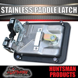 2x Stainless Steel Rotary Paddle Door Flush Latch Tool Box Canopy Locking