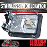 Stainless Steel Rotary Paddle Door Flush Latch. Tool Box Locking