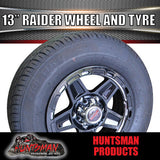 13" Trailer Caravan Raider Alloy Wheel & 175R13C Tyre suits Ford. 175 13