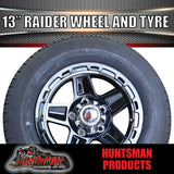 13" Trailer Caravan Raider Alloy Wheel & 175R13C Tyre suits Ford. 175 13