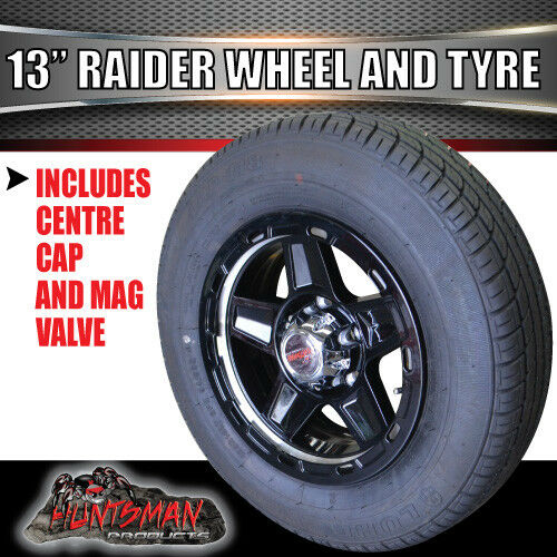 13" Trailer Caravan Raider Alloy Rim suits Ford & 165R13C Tyre. 165 13