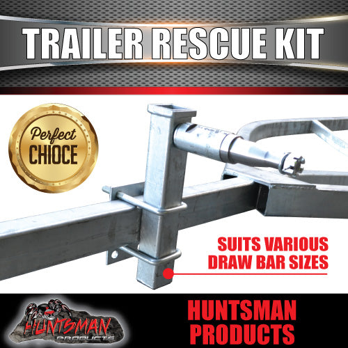 Trailer Rescue Kit & Spare Wheel Holder suit S/L Bearings