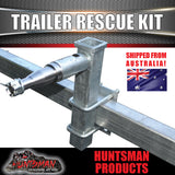 Trailer Rescue Kit & Spare Wheel Holder Suit LM bearings