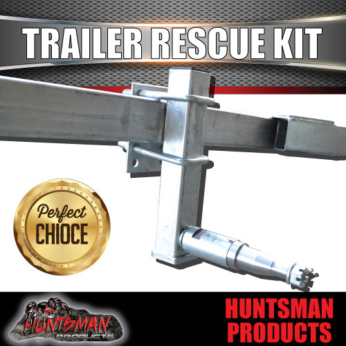 Trailer Rescue Kit & Spare Wheel Holder Suit LM bearings