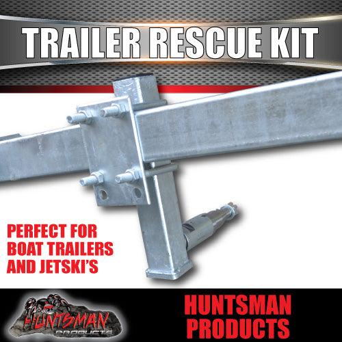 Trailer Rescue Kit & Spare Wheel Holder suit S/L Bearings