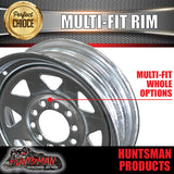 14" GALVANISED BOAT TRAILER WHEEL RIM- 5 STUD MULTI FIT. SUITS FORD & HT HOLDEN
