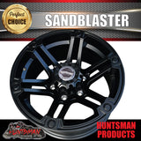 16X8, -20 Offset Sandblaster Mag Wheel 6/139.7 pcd.  Suit Landcruiser Patrol