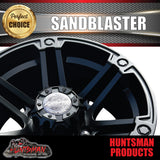 16X8, 0 Offset Sandblaster Mag Wheel 6/139.7 pcd.  Suit Landcruiser Patrol