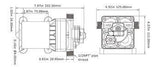 Seaflo 12V Caravan Camper Boat Automatic Water Tank Pump. 11.3LPM 55PSI 3.5A