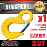 2 x 10mm 3.15t Hammerlock + Eye Sling Hooks For Caravan Trailer Chain Connection