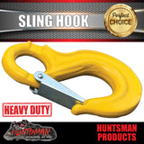 2 x 10mm 3.15t Hammerlock + Eye Sling Hooks For Caravan Trailer Chain Connection