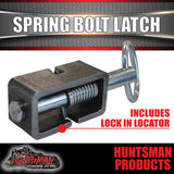 X1 Truck Trailer 4x4 Extremely Heavy Duty Spring Bolt Latch. 16mm Pin.