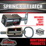 X1 Truck Trailer 4x4 Extremely Heavy Duty Spring Bolt Latch. 16mm Pin.