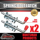 X2 TAIL GATE TRAILER TRUCK SPRING BOLT LATCH CATCH 12X160MM .