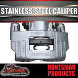 x2 Huntsman Products Stainless Steel Trailer Hydraulic Disc Brake Calipers Suits Kodiak
