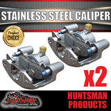 Stainless Steel Full Trailer Hydraulic Ventilated Disc 5 Stud L/C Brake Kit