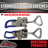 SAW Stainless Steel Over Centre Toggle Latch – 4-Pack For Tool Boxes, Ute Trays, Truck Lids (Part #29792)