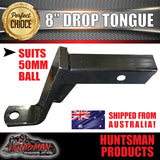 8" DROP OR RISE TOWBAR TONGUE BALL HITCH.