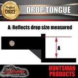 8" DROP OR RISE TOWBAR TONGUE BALL HITCH.