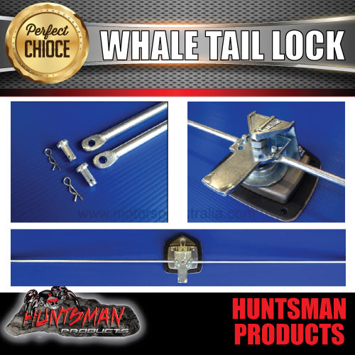 x2 Locking rods suit whale tail locks for extra security. 1200mm x 8mm