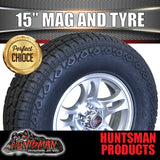 15" Trailer Caravan Ford pattern Bullet Alloy Wheel & 235/75R15 LT Tyre. 235 75 15