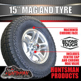 15" Trailer Caravan Ford pattern Bullet Alloy Wheel & 235/75R15 LT Tyre. 235 75 15