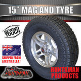 15" Trailer Caravan Ford pattern Bullet Alloy Wheel & 235/75R15 LT Tyre. 235 75 15