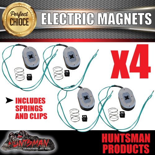 4x Trailer Electric Brake Magnets Suit 12" Backing Plates