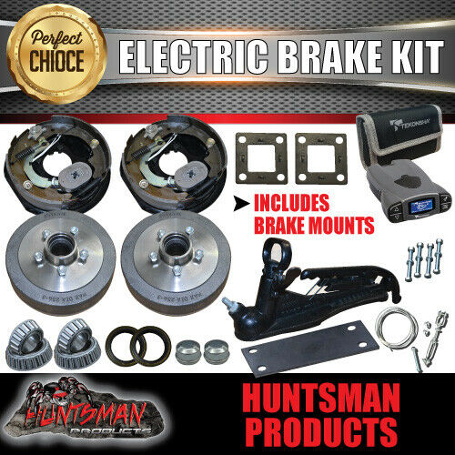 10" Parallel Trailer Electric Brake Kit inc Coupling Kit & P3 Controller.