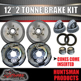 12" 2 TONNE TRAILER/CARAVAN ELECTRIC BRAKE KIT SUIT AL-KO