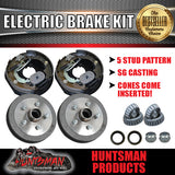10" 5 Stud Trailer Electric Drum Brake & Coupling Kit