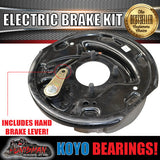 5 Stud 10" Trailer Electric Brake, Coupling Kit & p3 Controller + Japanese Bearings!.