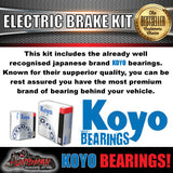 10" 6 Stud Trailer Electric Brake & Coupling Kit + Japanese Bearings!