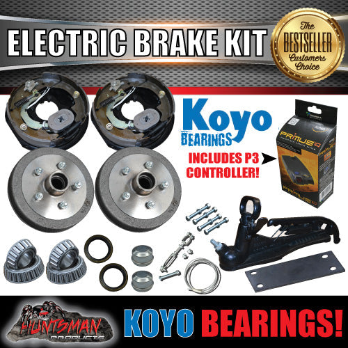 10" Trailer Electric Brake & Coupling Kit & IQ Controller Koyo bearings..