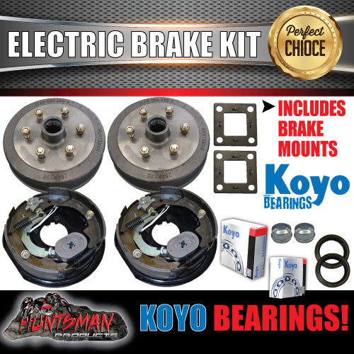 10" 6 Stud Trailer Electric Brake Kit & Japanese Bearings!
