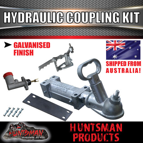 10" Boat Trailer Hydraulic Disc Brake Kit + coupling & hyd Line kit. Jap Bearing
