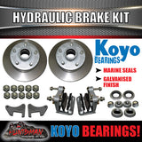 10" 5 Stud Hydraulic Disc Brake Kit With Japanese Bearings