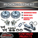 12" Galvanised 6 Stud Boat Trailer Mechanical Disc Brake & coupling kit