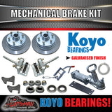 12" Galvanised 6 Stud Boat Trailer Mechanical Disc Brake & coupling kit. KOYO Bearings