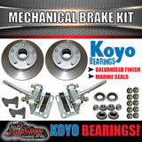 Galvanised Trailer Mechanical Disc Brake Kit with Japanese Bearings