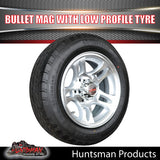 Low Profile Ford Caravan Trailer Bullet Alloy Wheel & 175/65R14C Tyre. 175 65 14