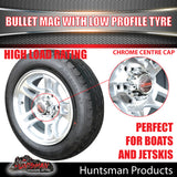 Low Profile Ford Caravan Trailer Bullet Alloy Wheel & 175/65R14C Tyre. 175 65 14