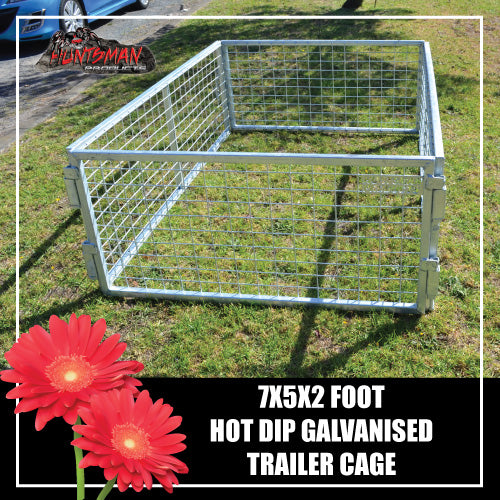 TRAILER CAGE 7X5X2FT.  FULLY GALVANISED. BOX TUBING!