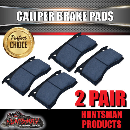 Huntsman Trailer Caravan Mechanical Hydraulic Disc Brake Caliper Pads For 2 Caliper