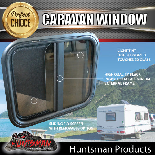600mm x 500mm Caravan, Horse Float, Motorhome Sliding Window