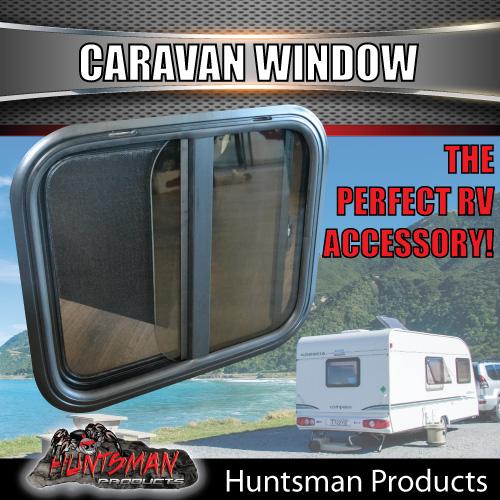 400mm Wide x 500mm High Caravan, Motorhome, Horse Float Sliding Window