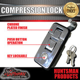 X10 Large Chrome Compression Locks for Tool Box, Camper Tradesman Trailer