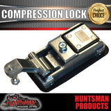 Large Chrome Compression Lock for Tool Box, Camper Tradesman Trailer
